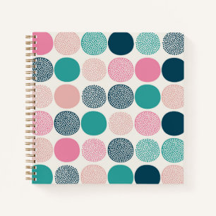Hübsche Polka Dots Notizbuch