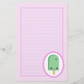 Hübsche Popsicles-Limones Frucht Kawaii Briefpapier