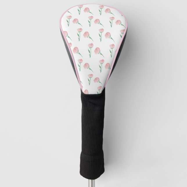 Hübsche Preppy Peongs Ladys Golf Headcover (Vorderseite)