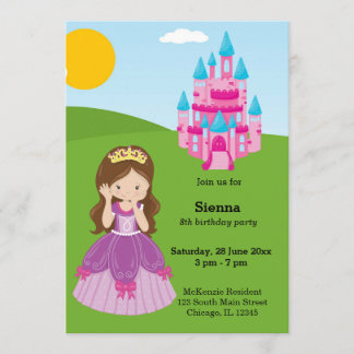 Hübsche Prinzessin Einladung