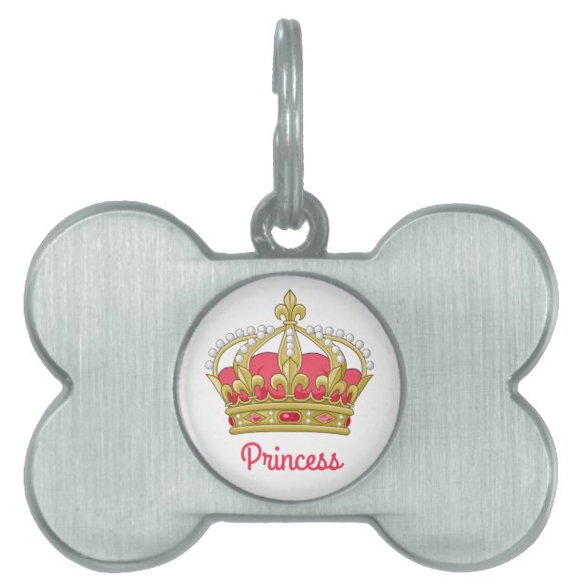 Hübsche Prinzessin Personalisieren Tiermarke (Vorderseite)