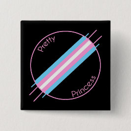 Hübsche Prinzessin Pin Button