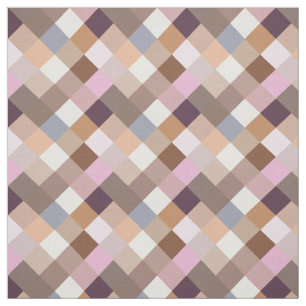 Hübsche provenzalische Lavendelfarben Mosaikmuster Stoff
