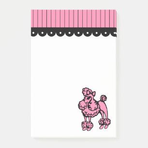 Hübsche Pudel-Post-it-Notizen Post-it Klebezettel