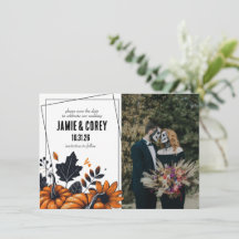 Hübsche Pumpkins Hochzeit