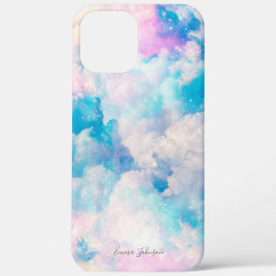 Hübsche Rainbow Pastel Clouds Ästhetische Gestal Case-Mate iPhone Hülle