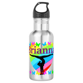 HÜBSCHE RAINBOW PERSONALISIEREN GYMNASTICS WASSERF TRINKFLASCHE