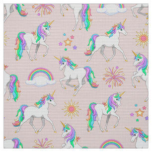 Hübsche Regenbogenfarben Stoff