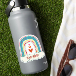 Hübsche Regenbogenhose Name Inspirivity Sticker