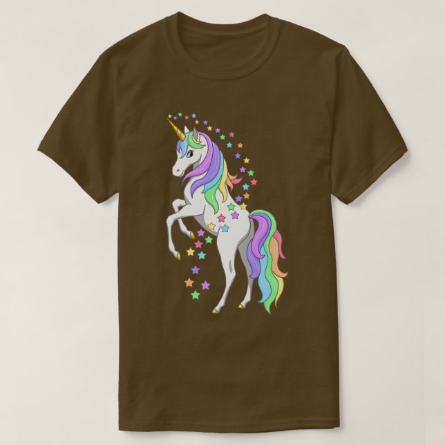 Hübsche Regenbogenpresse T-Shirt (Design vorne)