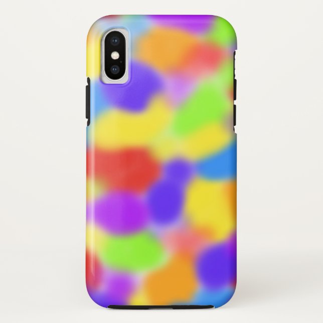 Hübsche Regenbogensplodges Abstraktes Design Case-Mate iPhone Hülle (Rückseite)
