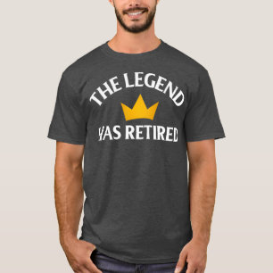 Hübsche Rente Die Legende hat offiziell erschöpft T-Shirt