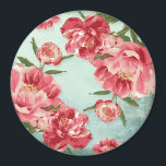 Hübsche Retro-Blume Chintz Peonies Personalisiert Magnet<br><div class="desc">Wohngestaltungen, die modern und hübsch in Retro-Blume stilisierte Pfannkuchen in kräftigen, frischen Farbtönen sind, besonders geeignet für Frühjahr oder Sommer Hochzeiten. Diese Kollektion ist ein zeitgenössischer Einstieg in den Stil der alten Blume-Chintz. Elegant, ohne ausgestopft zu sein. Hübsch Vintag Ein Liebesvogelpaar wurzeln in den Birkenarmen Zweigen über dem Text Ihrer...</div>