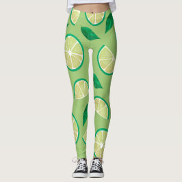 Hübsche Retrofarbe l Zitronengrün Leggings