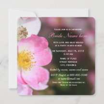 hübsche Rosa-Blume Brautparty