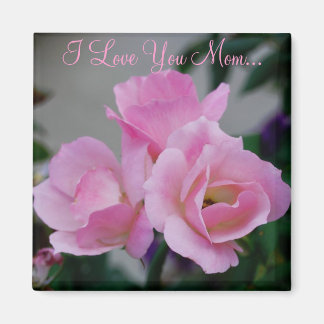 Hübsche rosa Blume Magnet