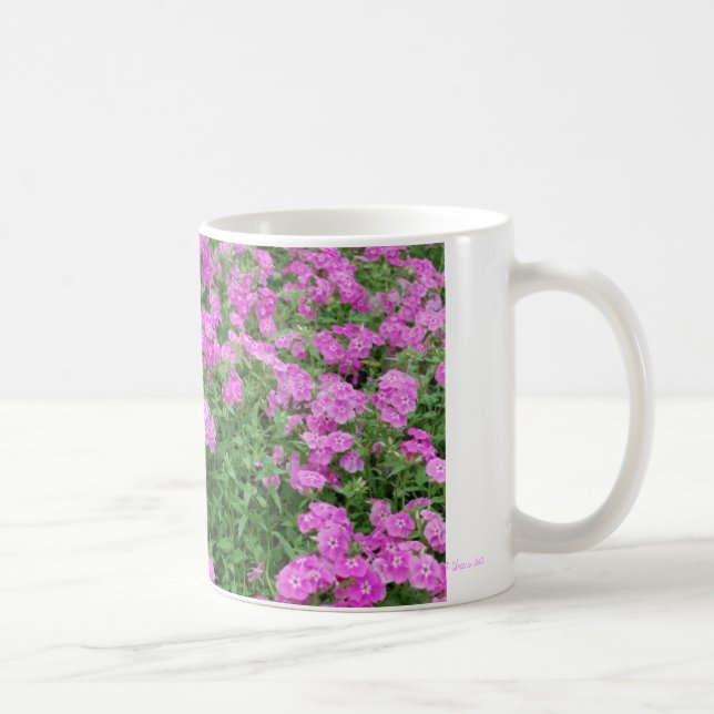 Hübsche rosa Blume Tasse (Rechts)