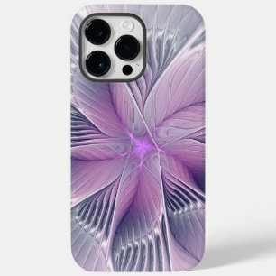 Hübsche rosa Blüten moderne abstrakte Fraktal-Kuns Case-Mate iPhone 14 Pro Max Hülle