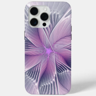 Hübsche rosa Blüten moderne abstrakte Fraktal-Kuns Case-Mate iPhone Hülle