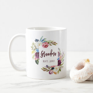 Hübsche Rosa-Boho-Blume   Oma Kaffeetasse