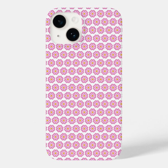 Hübsche rosa Gänseblümchen-Blume Case-Mate iPhone Hülle (Rückseite)
