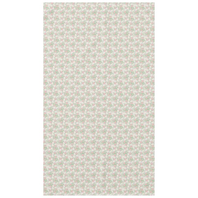 Hübsche Rosa Hunde Rose auf Taupe Tablecloth Tischdecke (Vorderseite)