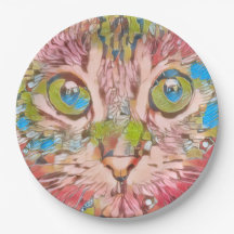 Hübsche rosa Katze