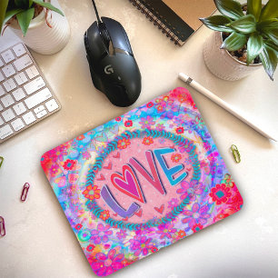 Hübsche rosa Liebe Inspirivity Mousepad