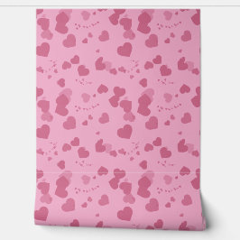 Hübsche rosa Liebesherzen Tapete