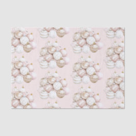 Hübsche Rosa Ornamente Weihnachten Seidenpapier