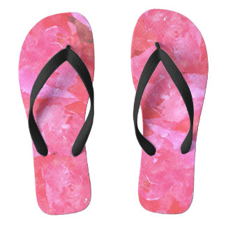 Hübsche Rosa Rose Flip Flops
