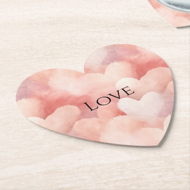 Hübsche rosa Schamhände Liebe Untersetzer (angewinkelt)