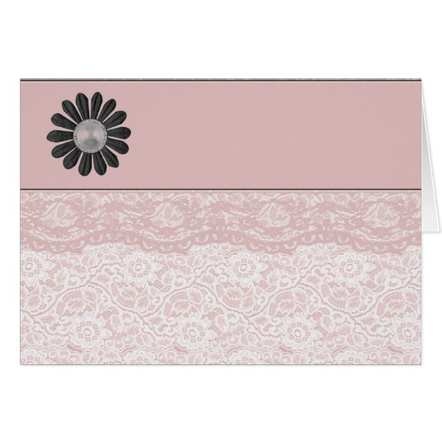 Hübsche rosa Spitze (Vorderseite (Horizontal))