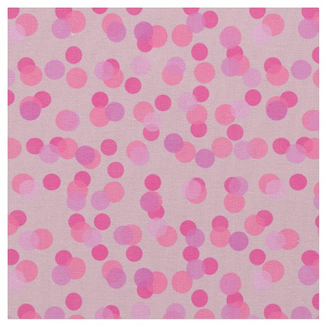 hübsche rosa Tupfen Stoff (Nahaufnahme)