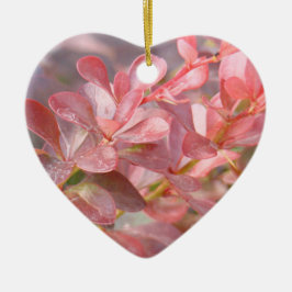 Hübsche rosa Zweige Keramik Ornament