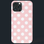 Hübsche Rose mit großen weißen Polka-Punkten Case-Mate iPhone Hülle<br><div class="desc">Telefonabdeckung</div>