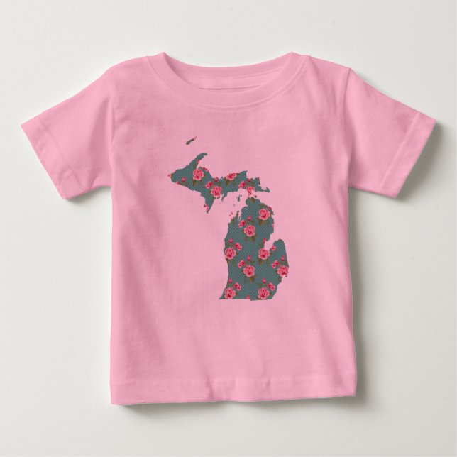 Hübsche Rosen | Michigan-T - Shirt | Michigan (Vorderseite)