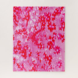 Hübsche Rote Blume Puzzle