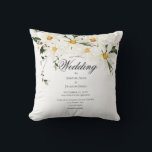 Hübsche rustikale Weißbücher Moderne Hochzeit Kissen<br><div class="desc">Dieses wunderschöne frische Daisy Hochzeitskissen beginnt mit einem Aquarellbouquet süßer Molkereien. Es ist perfekt für dieses besondere Ehering Geschenk. Einfach,  elegant und frisch. Herr & Mrs. Script auf der Rückseite. Matching Hochzeit Einladung zur Verfügung. 100% Kundenzufriedenheit mit "Zazzle"</div>
