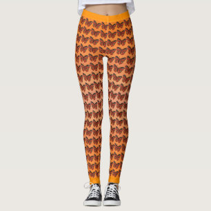 Hübsche Schmetterlinge des Goldenen Monarchen Scha Leggings