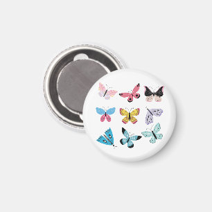 Hübsche Schmetterlinge Magnet