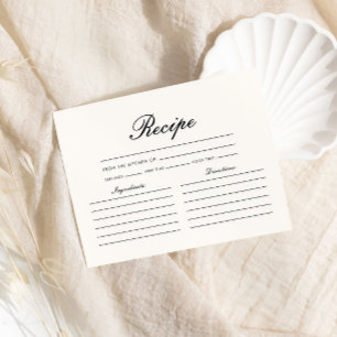 Hübsche Schmetterlinge Rezept Brautparty Begleitkarte