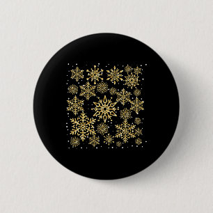 Hübsche Schneeflocken T-Shirt Winter Skifahren Url Button