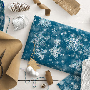 Hübsche Schneeflocken wählen beliebige Color-ID846 Geschenkpapier