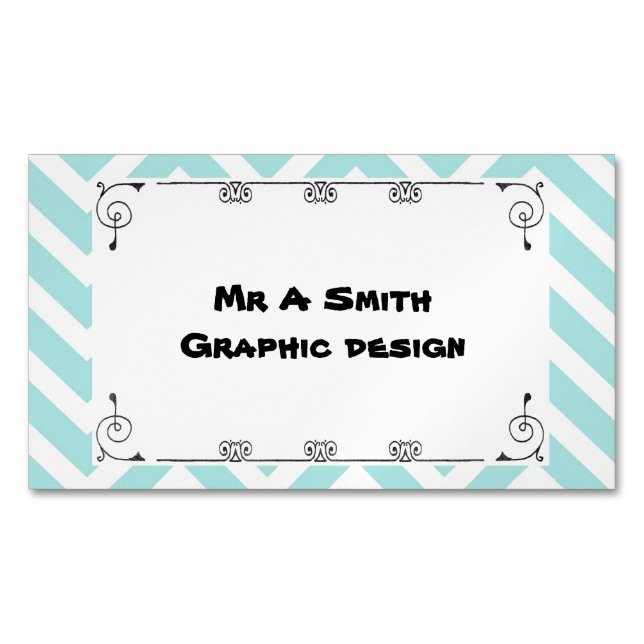 Hübsche schrullige Geschäftskarte Magnetische Visitenkarte (Vorderseite)