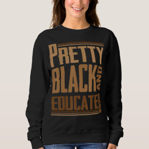 Hübsche Schwarz-Geschichte-Monat-App Sweatshirt