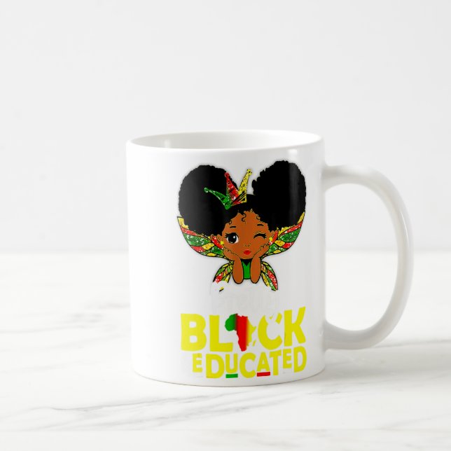 Hübsche schwarze gebildete schwarze Geschichtsmona Kaffeetasse (Rechts)