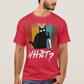 Hübsche schwarze Katze ist für Frauen Männer Ich t T-Shirt