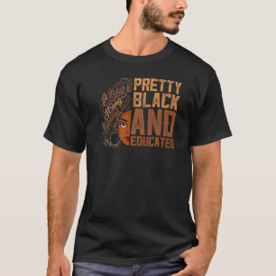 Hübsche Schwarze und erziehende Frauen Schwarze Ge T-Shirt