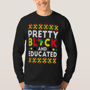 Hübsche schwarze und gebildete afrikanische Geschi T-Shirt